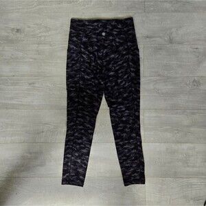 Athleta Camo Leggings Activewesr S P Gymcore Bottoms